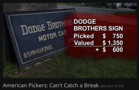 American Pickers hit Reed Brothers Dodge