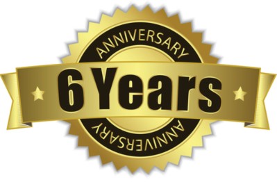 6 Year Blog Anniversary