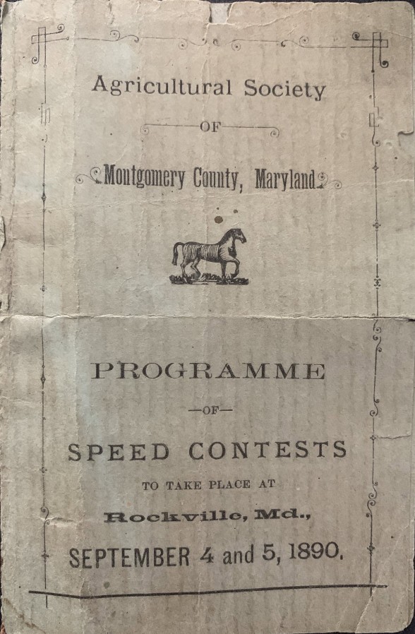 1890 Fair Racing Program